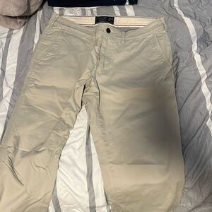Men’s light khaki pants slim
